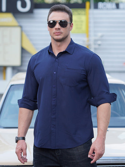 New style plus size men's short sleeve loose casual shirt